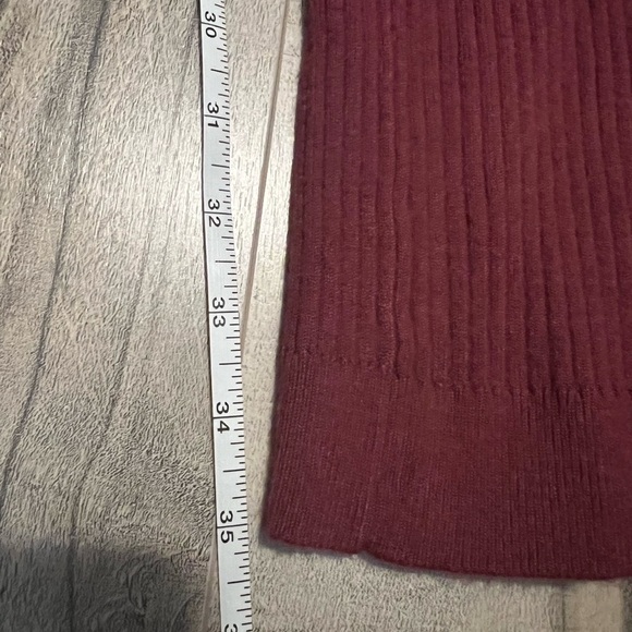 Burgundy sweater dress - Picture 4 of 4